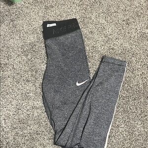 NWOT Nike Pro Gray Leggings